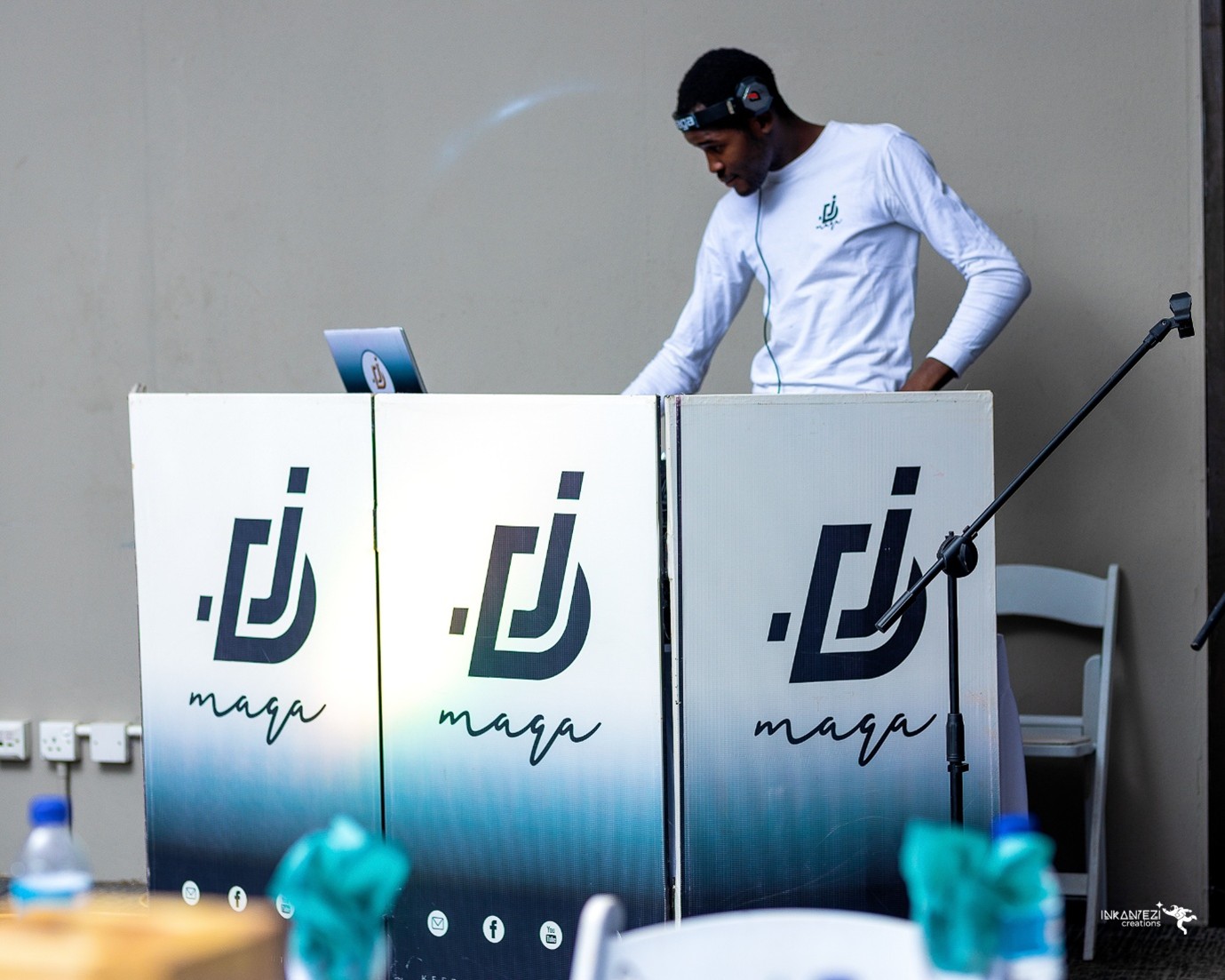 DJ Maga with his controller